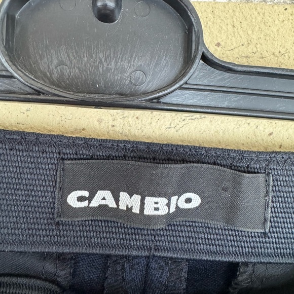 Cambio Black and Navy Check Dress Pant - Picture 2 of 5